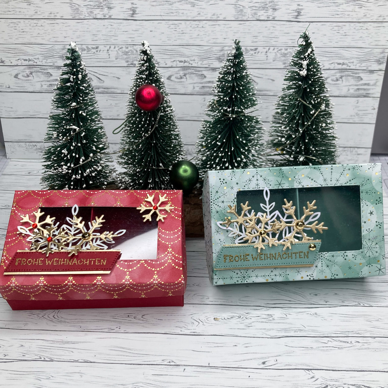 Kraft-Pappbox Mit Sichtfenster Für Cupcakes & Gebäck – 10,2 X 10,2 X 6,7 Cm, 50 Stück, Inkl. Dankeschön-Aufkleber